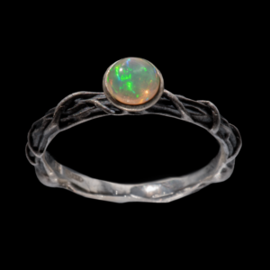 ANCIENT FOREST RING + opal